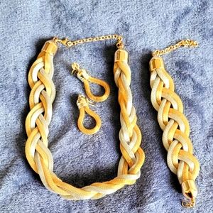 3pc Big Rope color set silver/gold